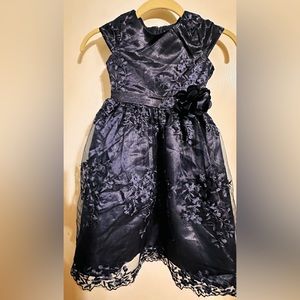Navy blue 6 little girl dress